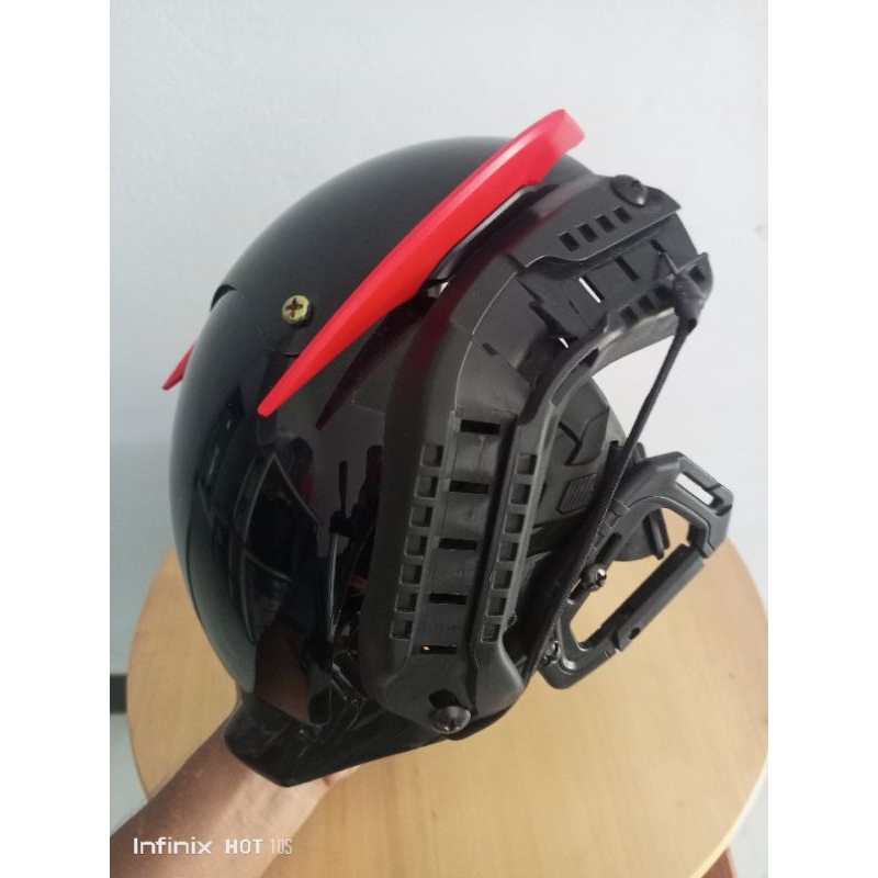 DIY Topeng Cyberpunk Mask Helm Cosplay
