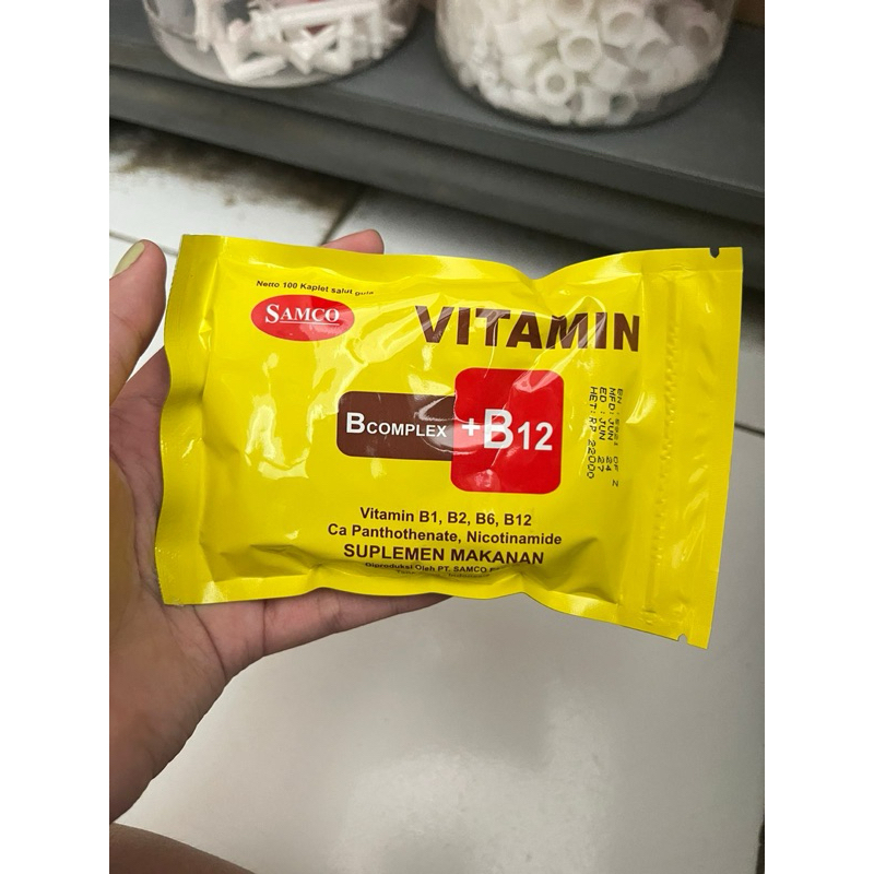 VITAMIN B COMPLEX SAMCO ZAK Vitamin B Complex + B12 isi 100 kaplet- BETOMINPLEX SAMCO