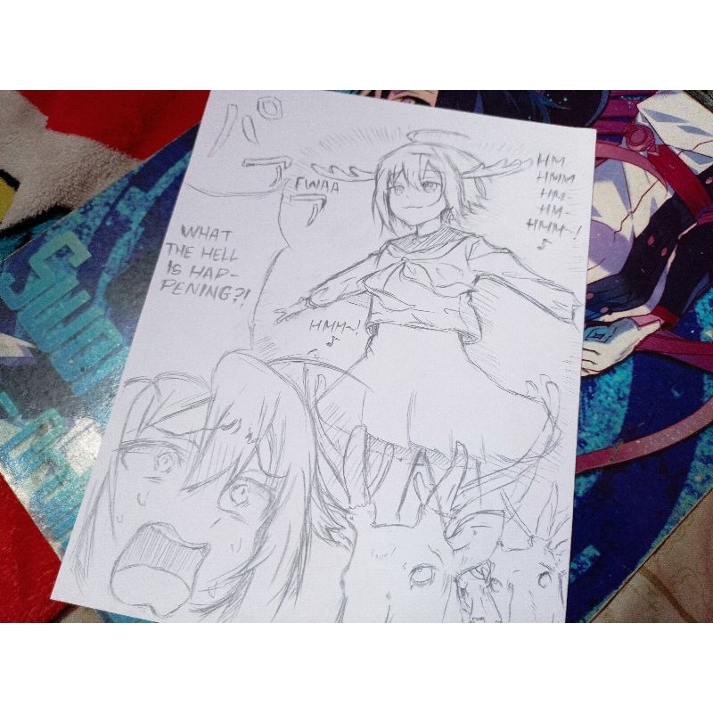 

Sketsa Anime berarsir Shikanoko