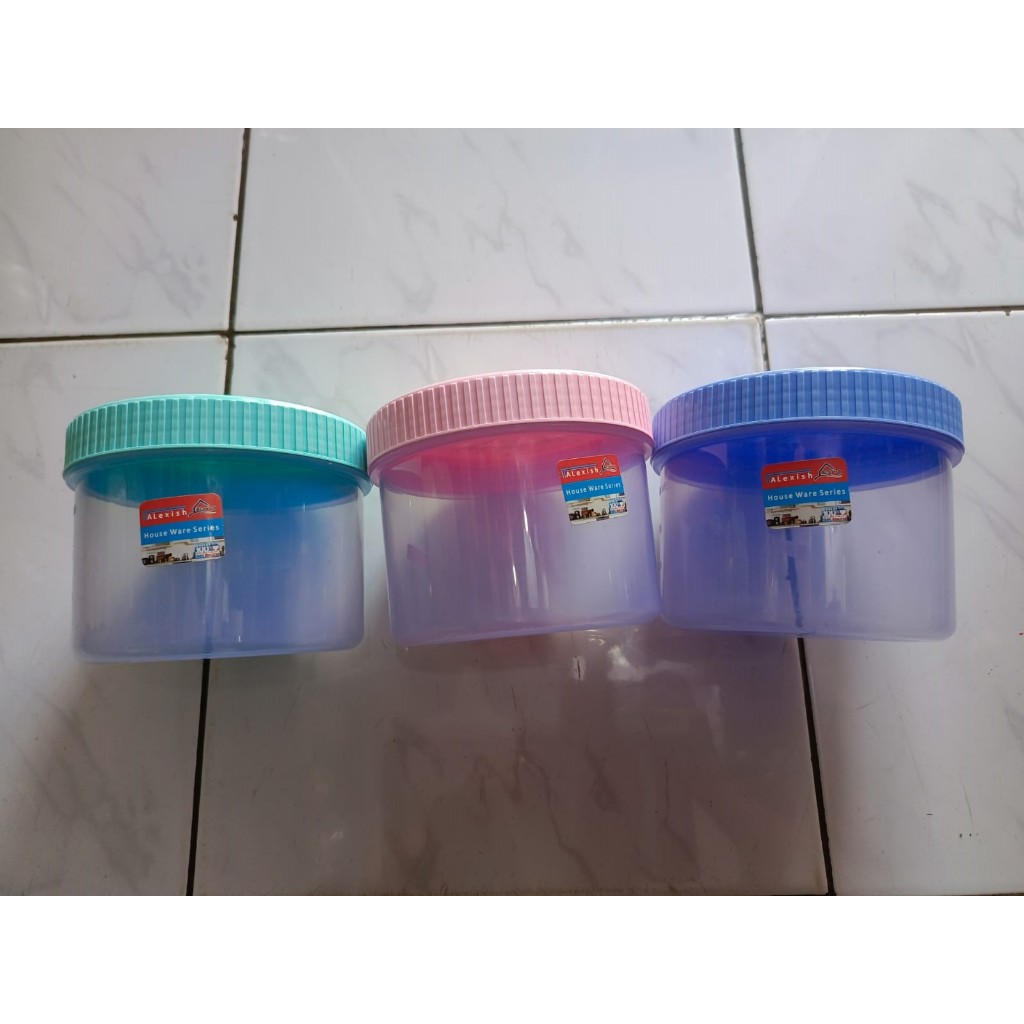 Toples Plastik Toples Lebaran Wadah Kue Bening 1 Kg