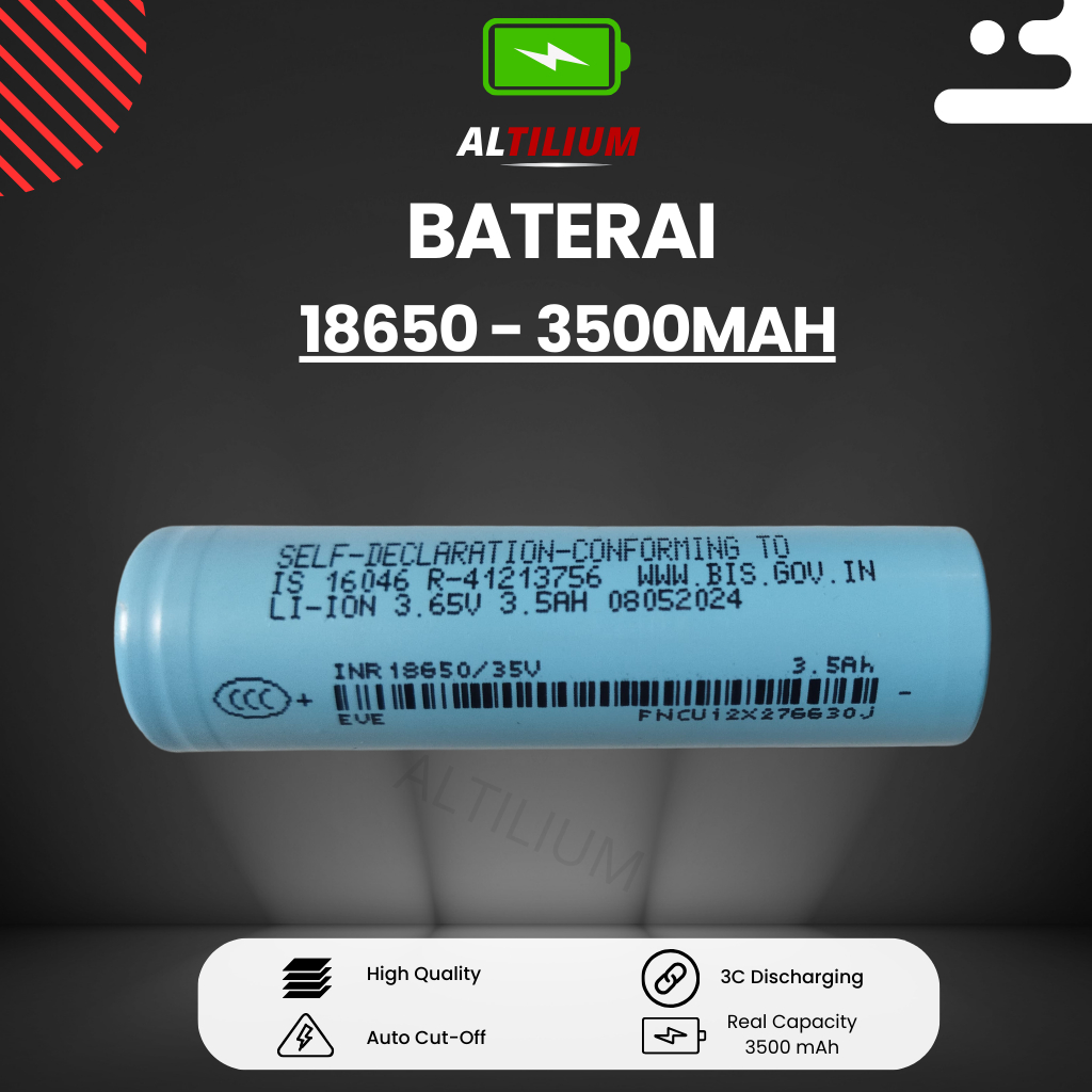 Baterai 18650 Super 3500mAh High drain