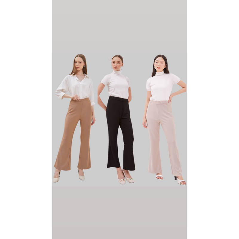 celana cutbray bahan celine