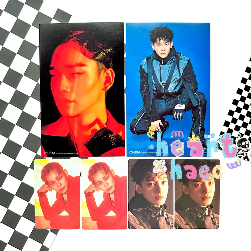 ♡ read desc ♡ | exo obsession official md sticker pc + photoset 4x6 bundle set suho baekhyun chen ch