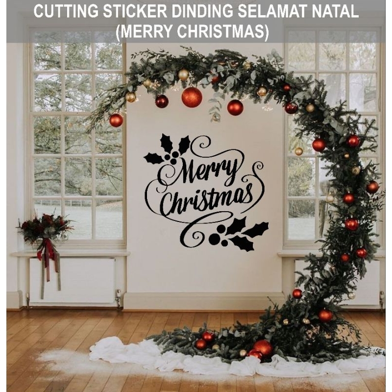 

Stiker Natal Stiker Merry Christmas stiker dinding selamat natal