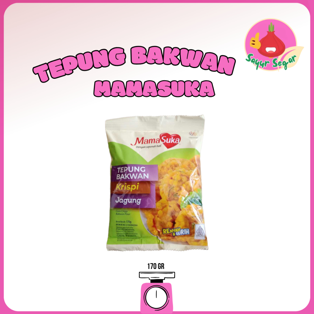 

Sayur Segar - MamaSuka Tepung Bakwan Jagung Krispi 170 gr / Crispy Flour