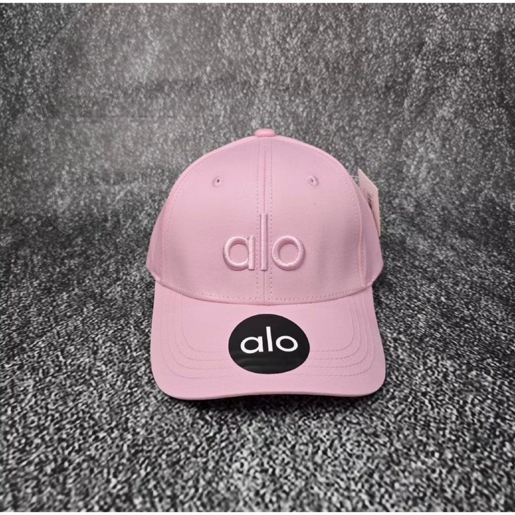 TOPI ALO YOGA BASIC CAPS ORIGINAL PINK CAPS / TOPI BASEBALL ALO YOGA BASIC CAPS ORIGINAL PINK CAPS