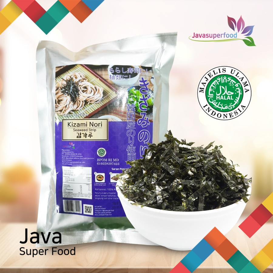 

Java Superfood Kizami Nori 10gr - Shredded Nori – Seaweed Strip - Nori Potongan