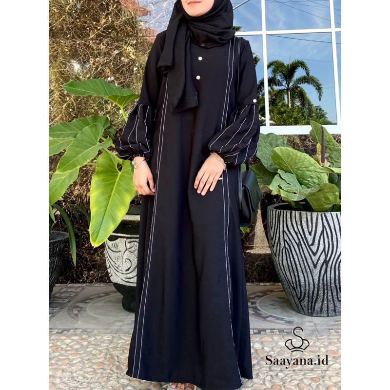 Abaya hitam remaja (abaya adiba)