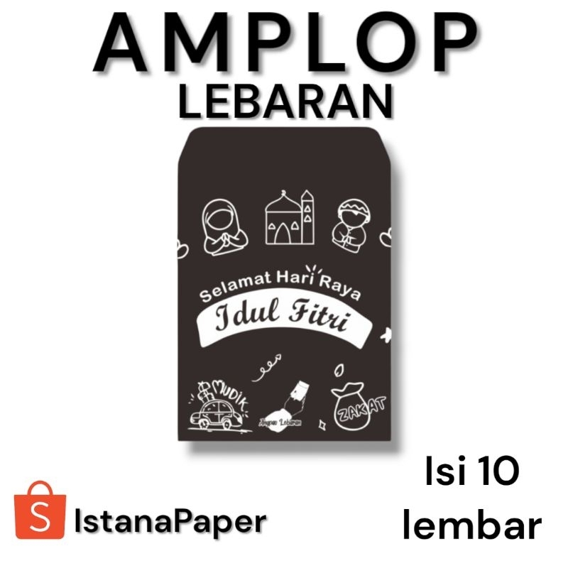 

(isi 10pics) AMPLOP LEBARAN KECIL / ANGPAU IDULFITRI / AMPLOP UANG THR / ANGPAU TERBARU 2025