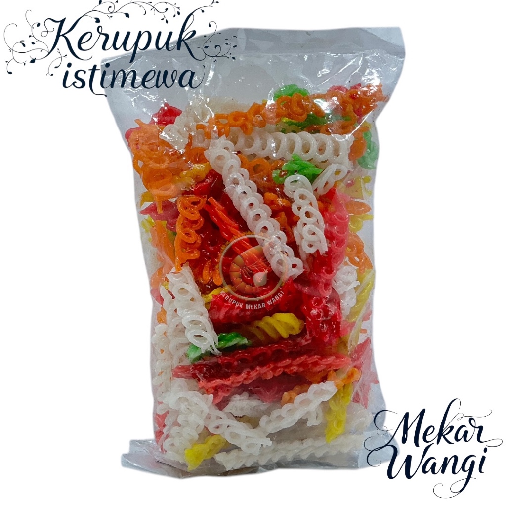 

Kerupuk Rante Warna 500gr - Krupuk Tangga Empuk Gurih Pilihan Tepat untuk Seblak atau Gorengan