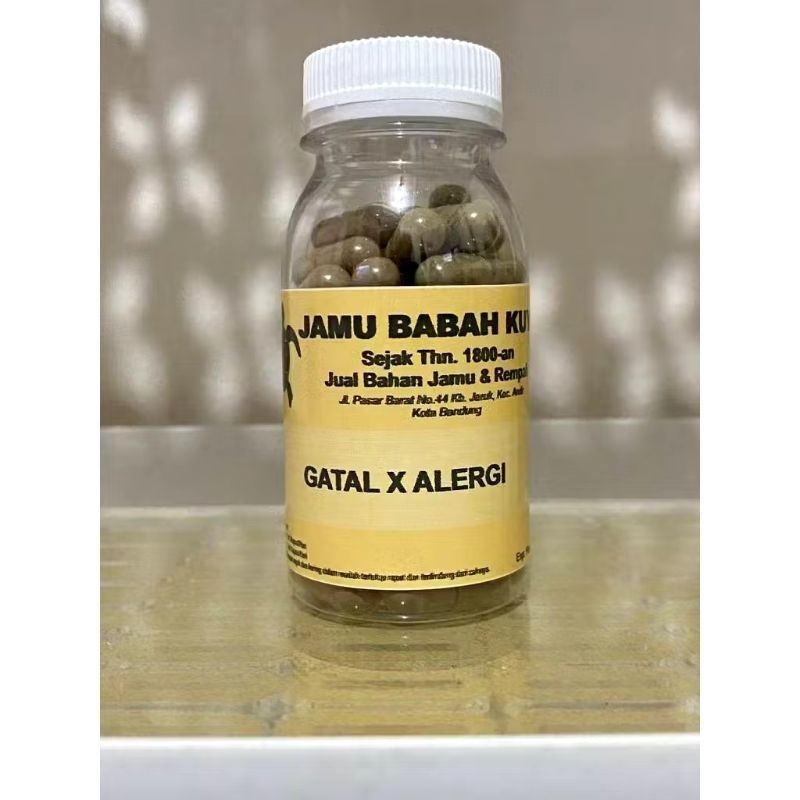 PROMO DISKON Obat Jamu Kapsul Tradisional GATAL X ALERGI, MURAH Racikan BABAH KUYA