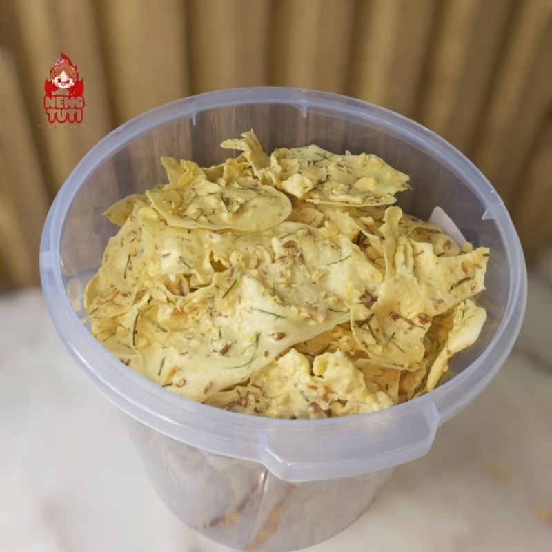 

rempeyek / peyek ukuran 5L / rempeyek kacang tanah / rempeyek rebon