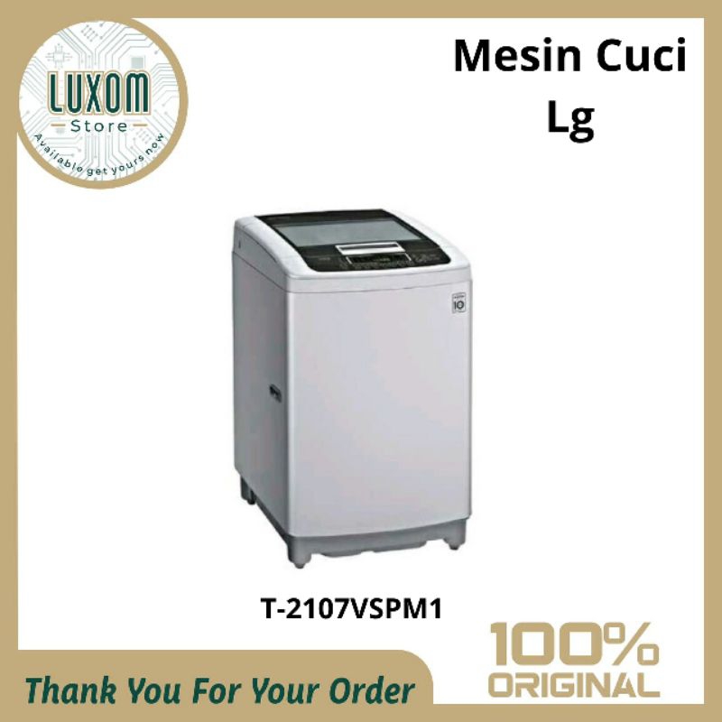 Mesin Cuci LG T-2107VSPM1 (7kg) /mesin cuci lg 1 tabung/mesin cuci