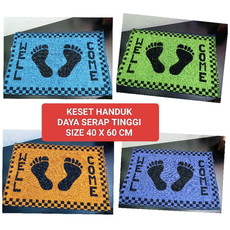 KESET HANDUK MENYERAP AIR KESET HANDUK MOTIF