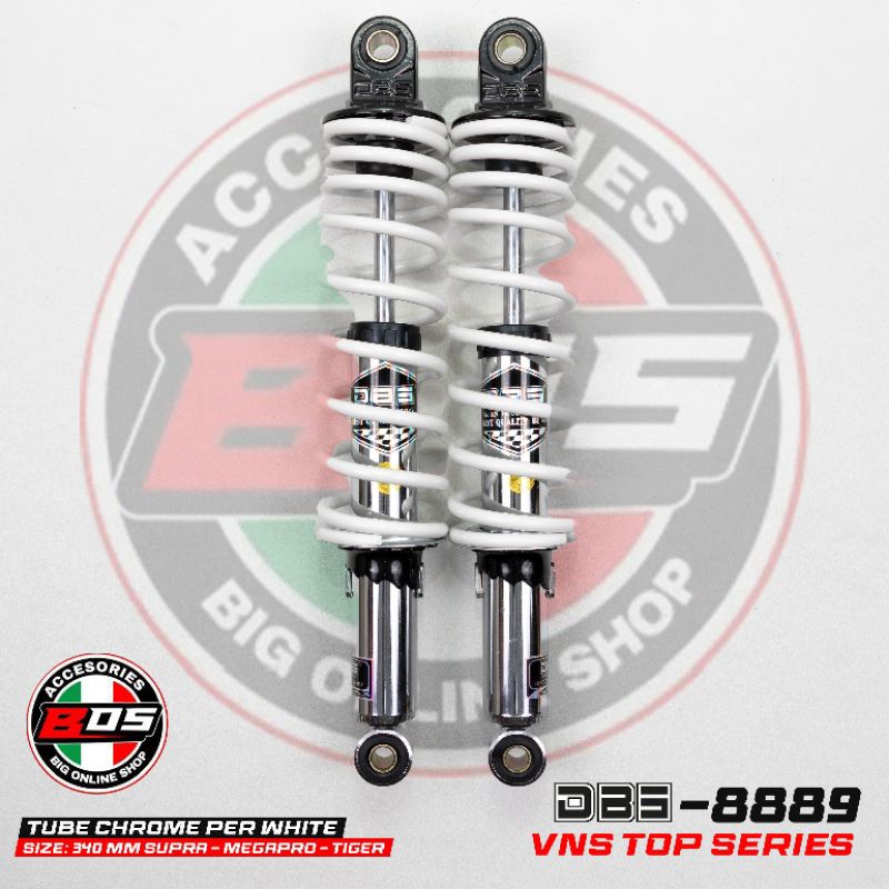 SHOCK DBS 8889 VNS TOP SERIES UK -340MM SUPRA RX-KING MEGAPRO VERZA THUNDER W 175 SCORPIO GL PROMO S