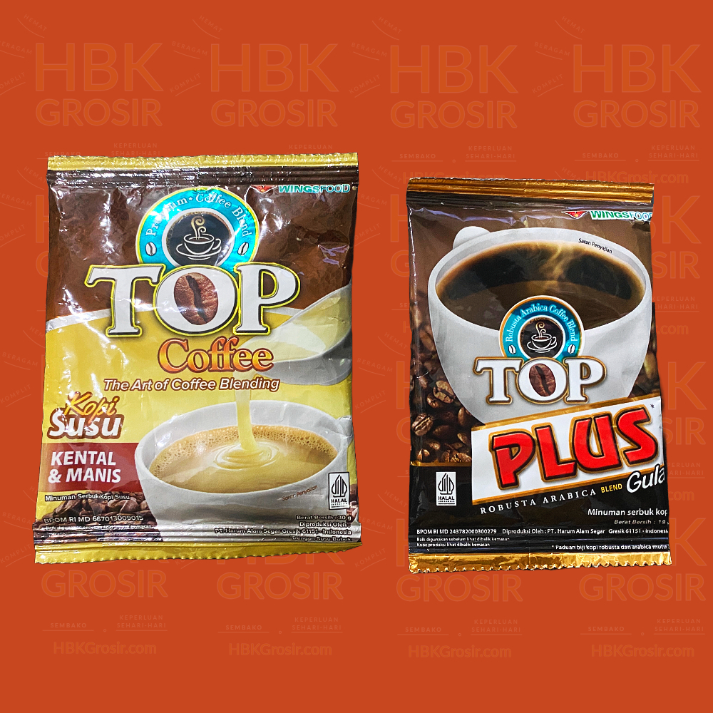 

Top Coffee Kopi Susu Kental Manis / Plus Gula [HBK GROSIR - Hemat Beragam Komplit]