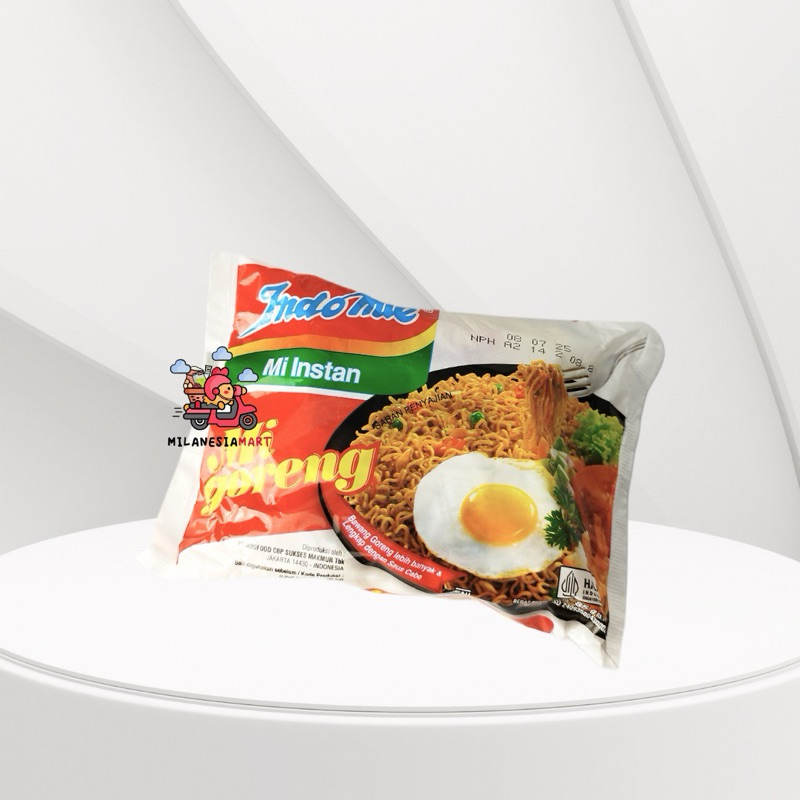 

Indomie Goreng 85g kecil 1 Pcs / 1 Dus isi 40bks