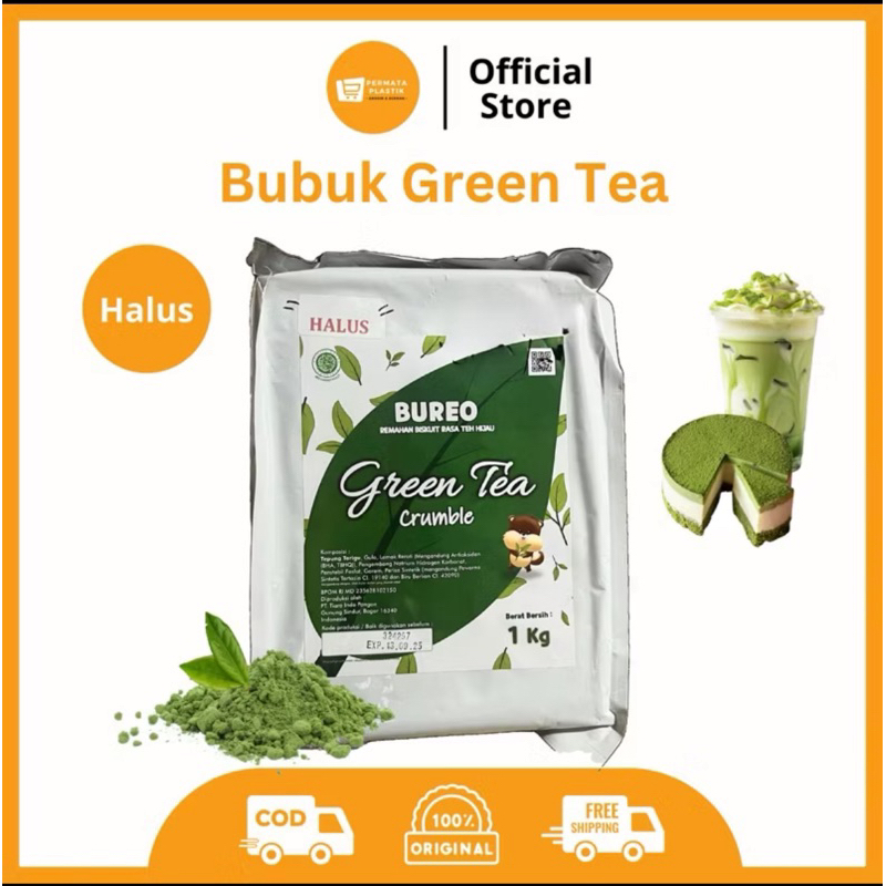

Bureo Bubuk Green Tea Crumble Halus Eceran
