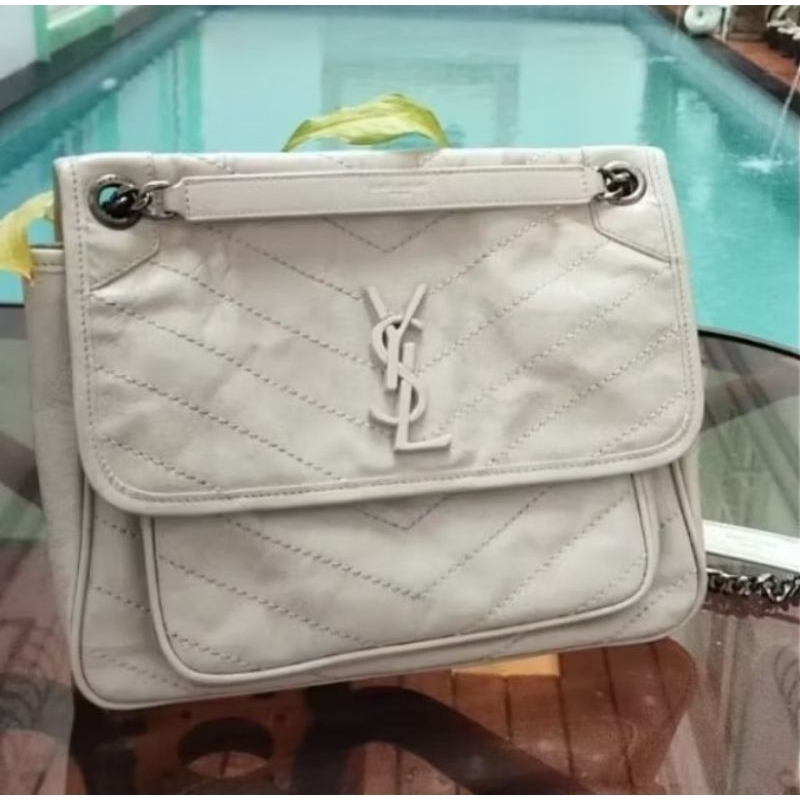 YSL Niki Broken White Preloved