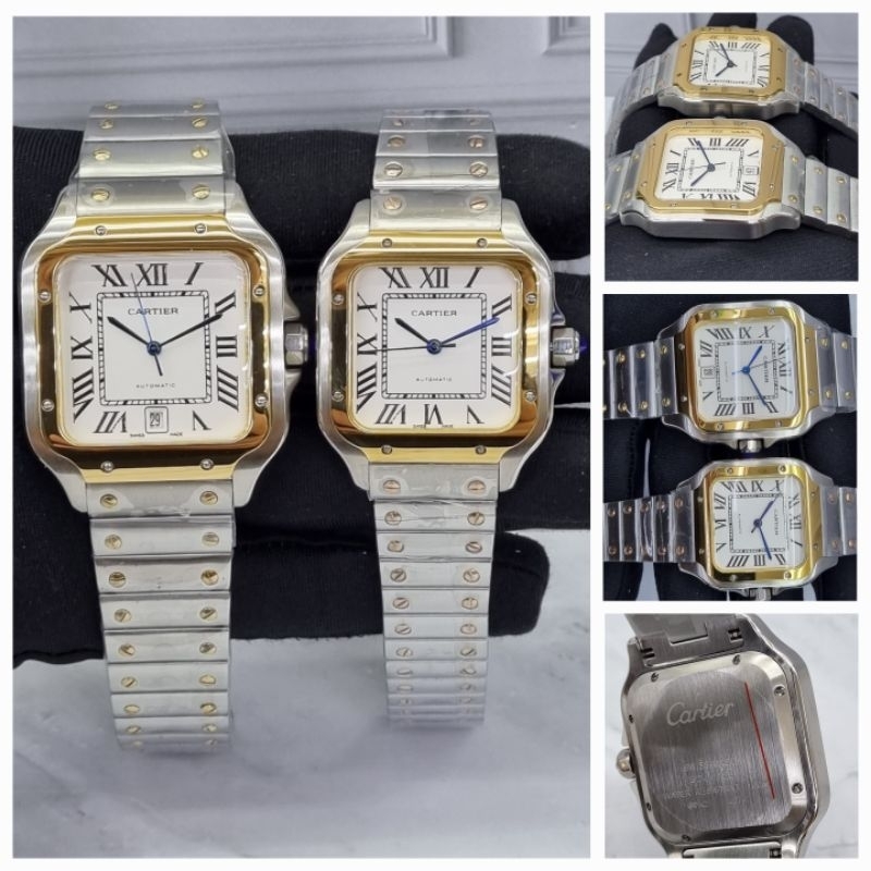 JAM TANGAN COWOK CARTIER SANTOS AUTOMATIC PREMIUM AAA