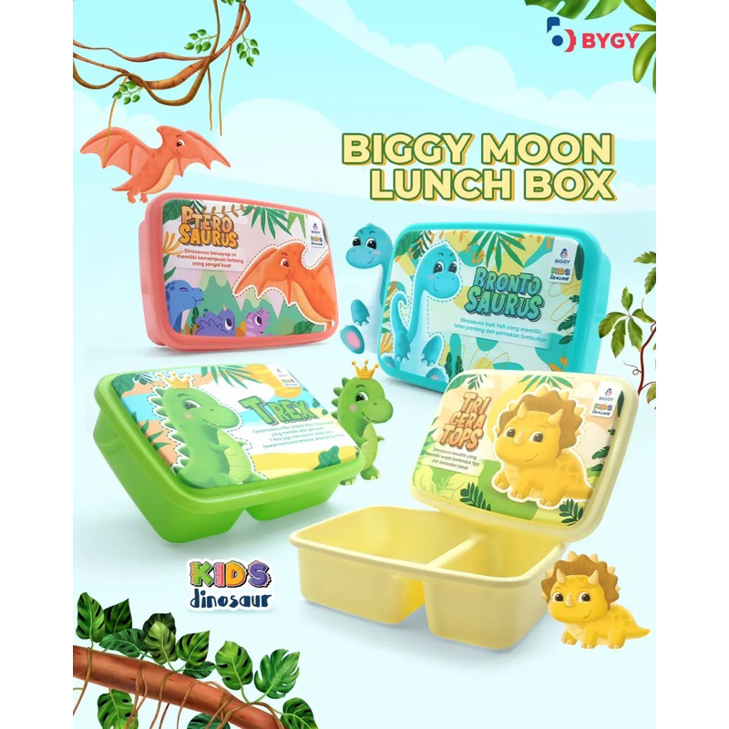 Set Kotak Makan Anak Torino edisi Dinosaurus/ Tempat Makan Bekal Anak Karakter 600ml + Botol Minum 4