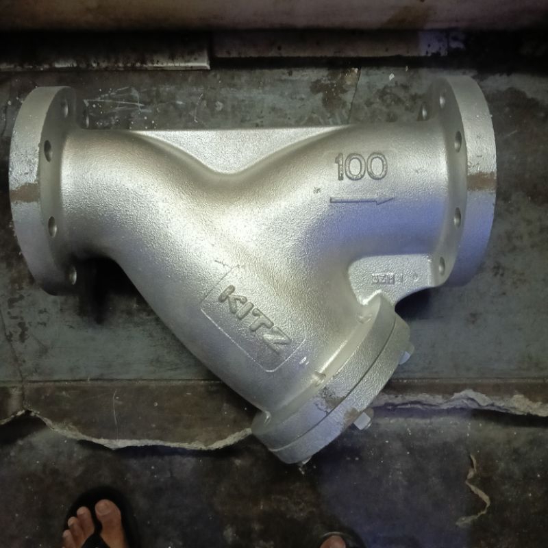 y strainer saringan valve kitz 2 1/2" inchi DN 65 Flange Jis 10K cast iron