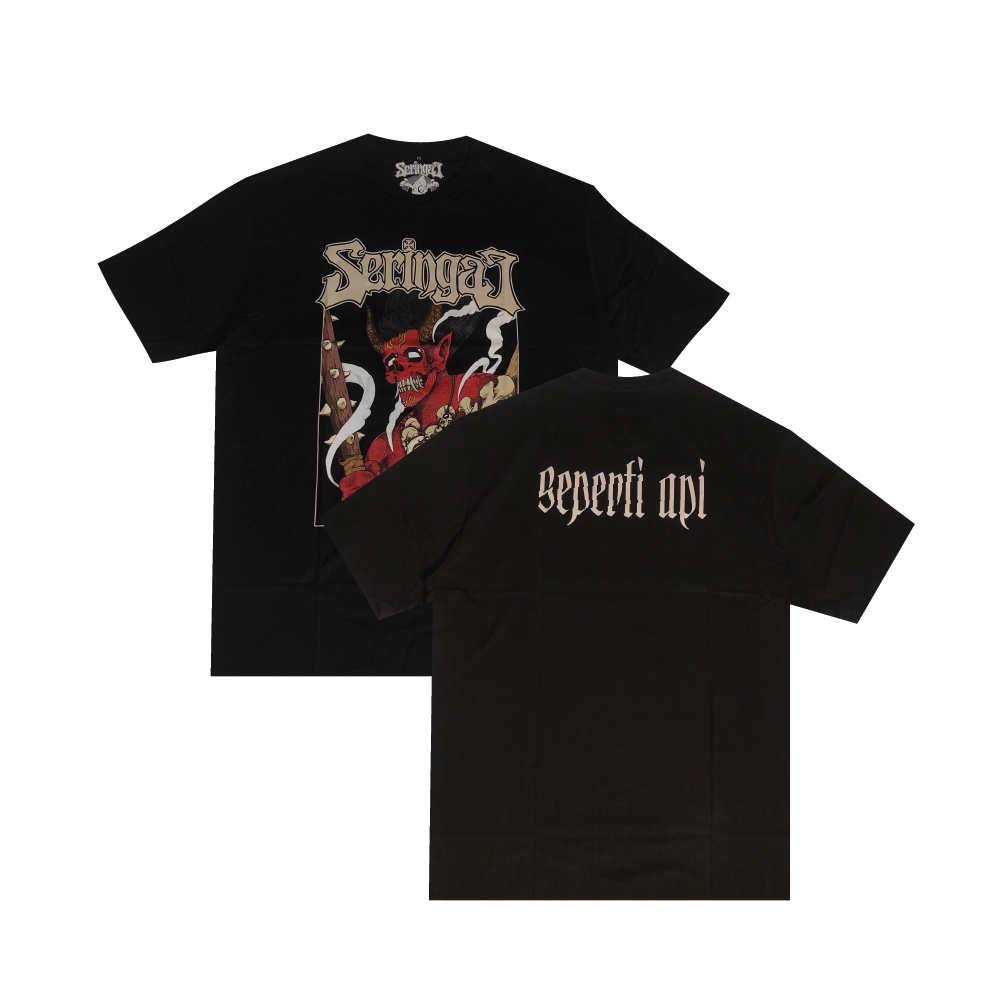 SERINGAI - SEPERTI API | T-SHIRT | ORIGINAL NEVER FADE
