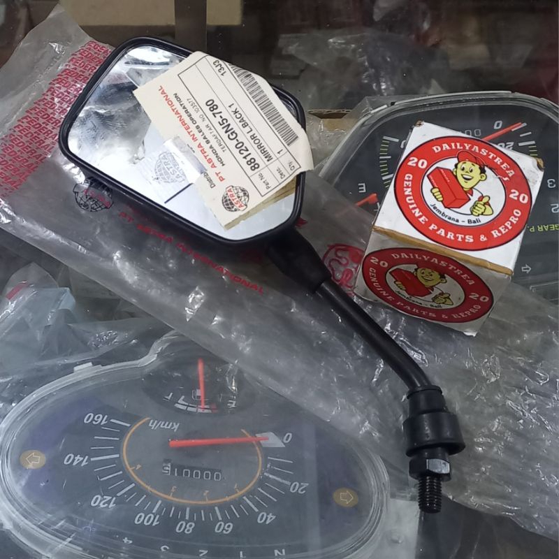 MIRROR L BACK KACA SPION KIRI HONDA ASTREA STAR PRIMA TIGER LAWAS GL MAX PRO NEOTECH ORIGINAL ORI 88