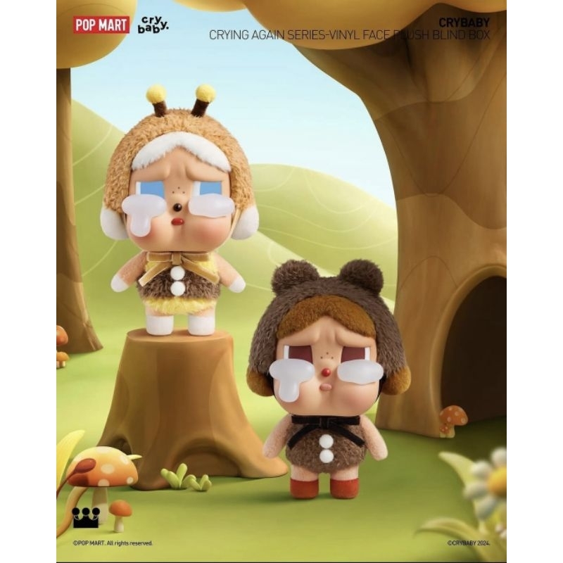 wts crying again vinyl face plush