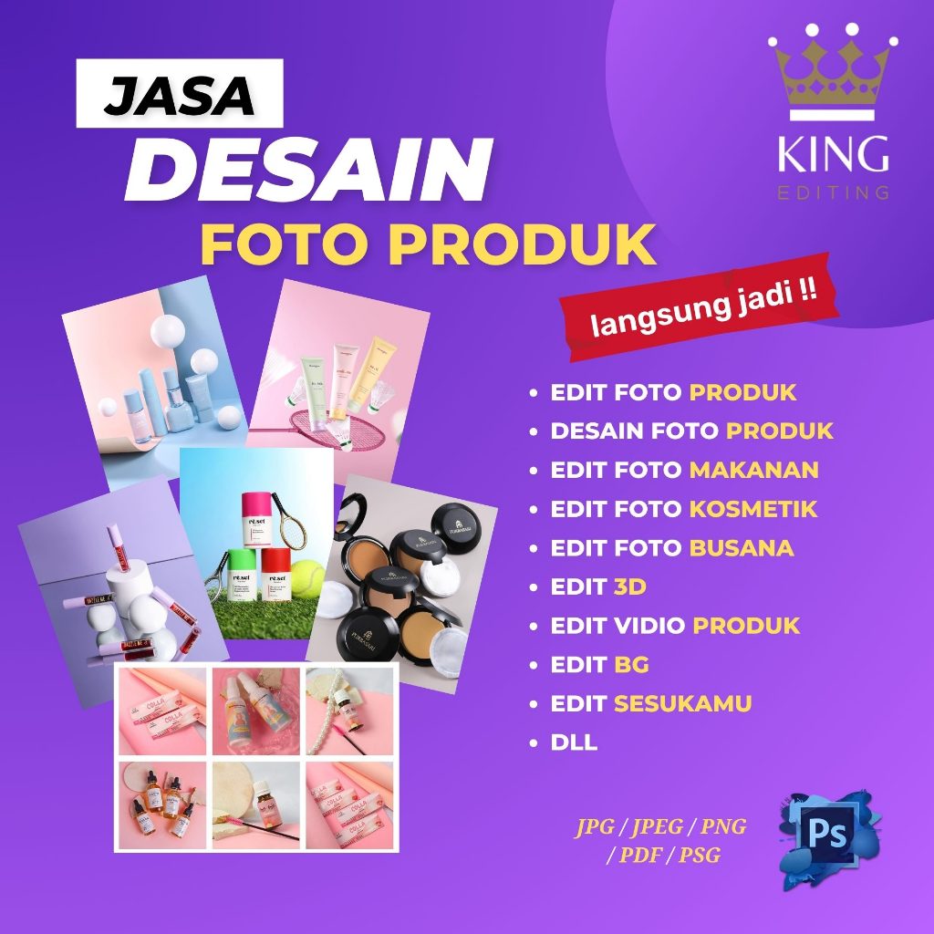 Edit Foto Produk / Jasa edit foto produk / Edit Background Olshop / Edit Foto Katalog Produk / Desai