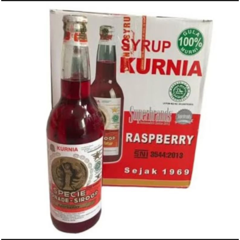 

Syrup / sirup kurnia rasa raspberry khas medan