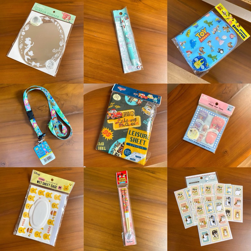 

Daiso Jepang Zipper Case Zip Bag Pouch Pensil Case Tongs Pooh Kitchen Mitten Pooh Wet Tisue CaseBib Cars Japan Karakter Lucu Sanrio Disney Shinchan Lotso Unik Gift