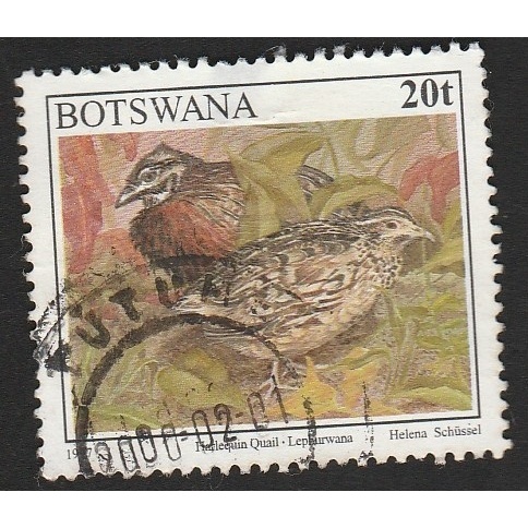 

A 11284 SATU BUAH PRANGKO BOTSWANA NOMINAL 20T TEMA SATWA BURUNG DENGAN KONDISI SUDAH ADA CAP