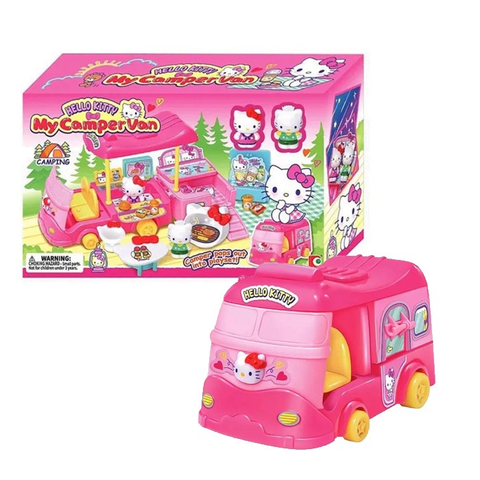 Sanrio Daniel & Co Hello Kitty My Camper Van Figure Set
