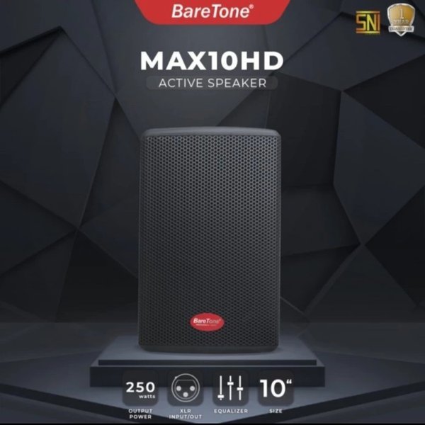 Speaker Aktif BareTone MAX10HD | Speaker Aktif 10 Inch - USB