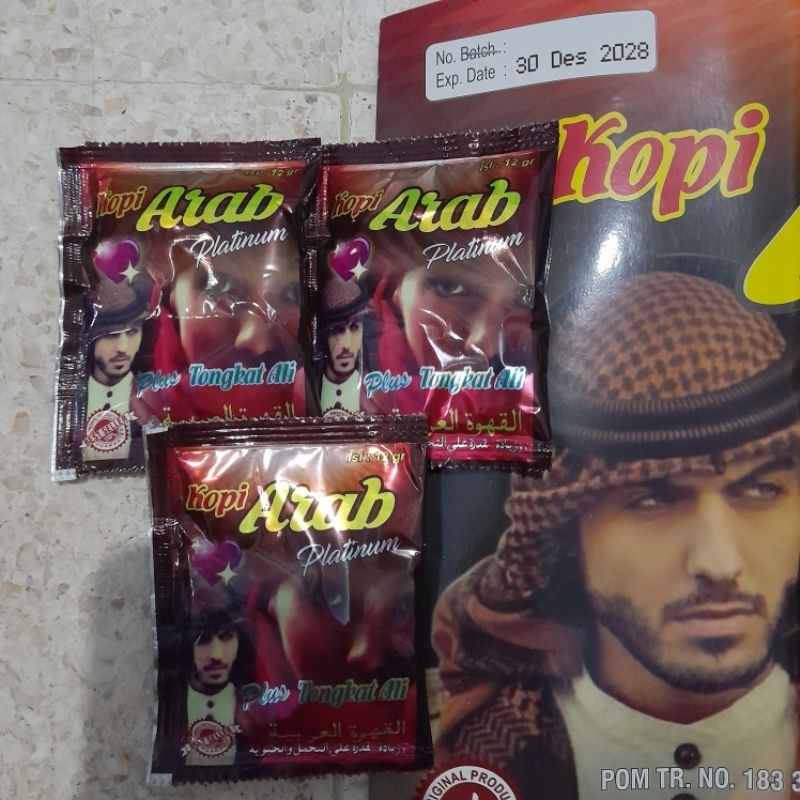

HARGA 5 SACHET KOPI ARAB MERAH PLATIINUM / GOOLD KOPI STAMINA