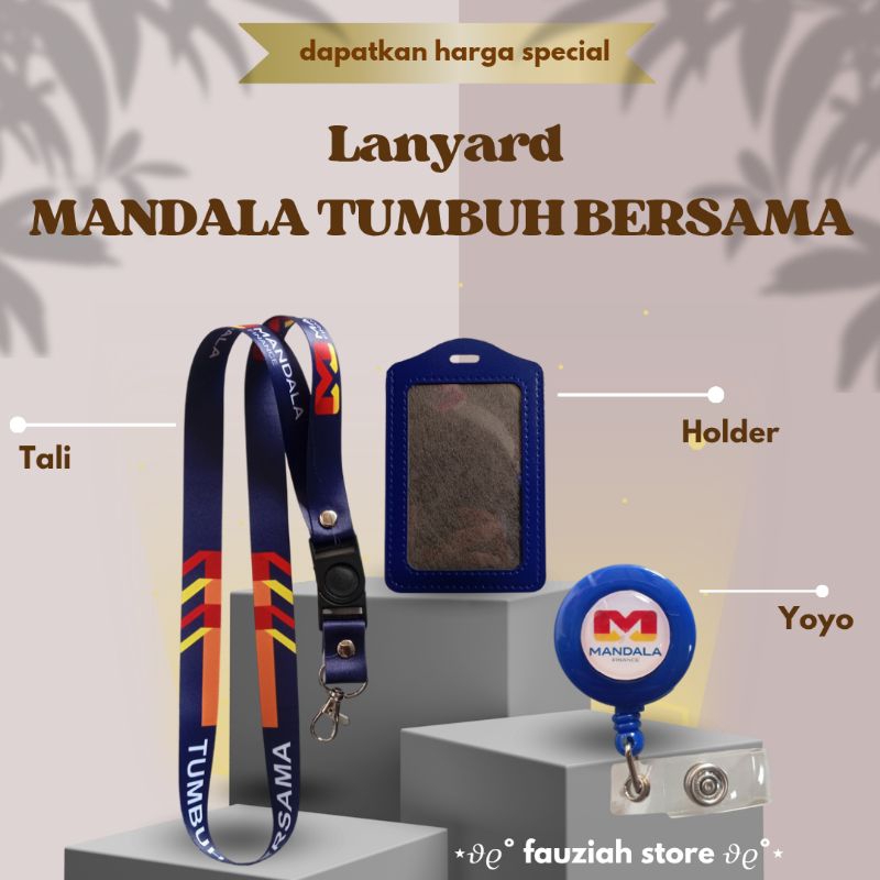 

READY! TALI ID CARD / LANYARD MANDALA TUMBUH BERSAMA Navy Termurah!!!