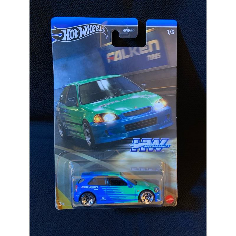 Hot Wheels 99 Honda Civic Type R [EK9]
