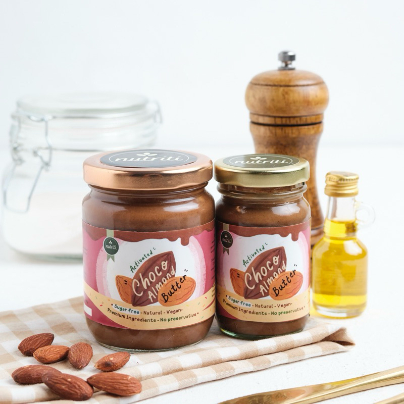 

CHOCO ALMOND BUTTER ACTIVATED 115ML - NUTRITI