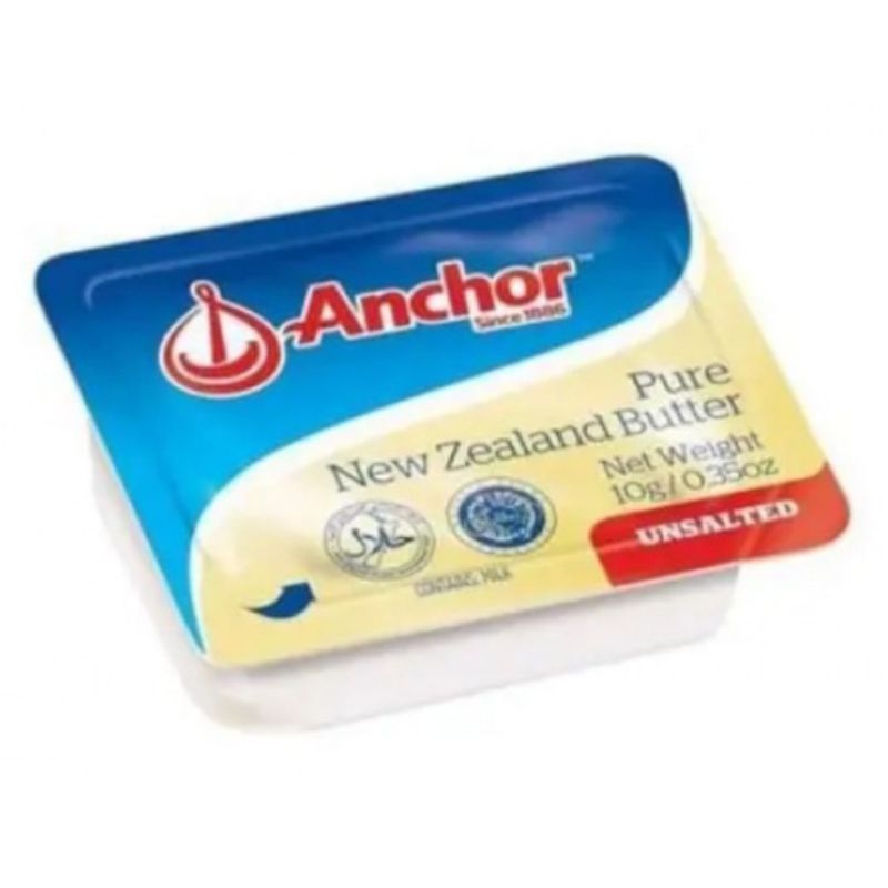 

Mentega tawar anchor unsalted minidish butter