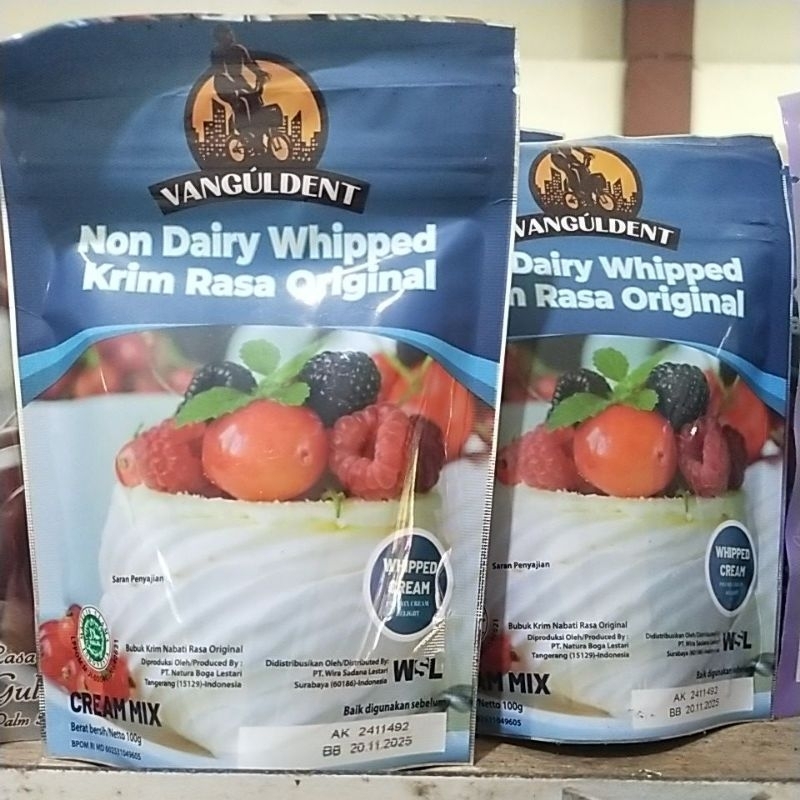 

Whipped Cream Vanguldent 100 gram