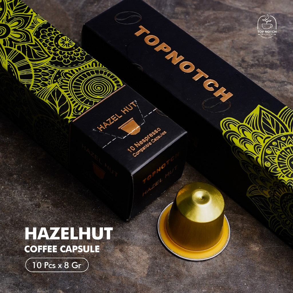 

Topnotch Coffee Capsule | Hazelhut | 10pcs @8Gr