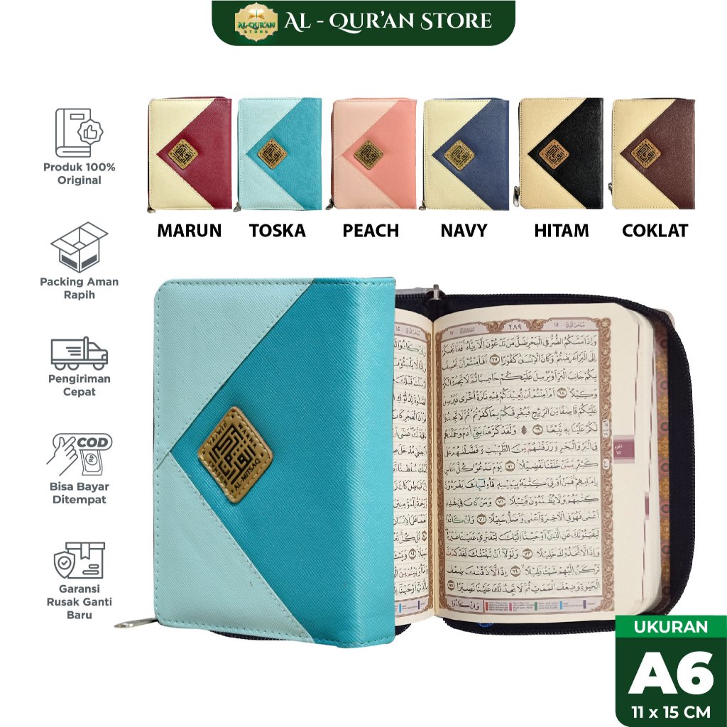 [TERLARIS] Al Quran Wanita Cantik- Al Quran Tajwid Warna- Al Qur’an Mitsaq Resleting- Al Quran Kecil
