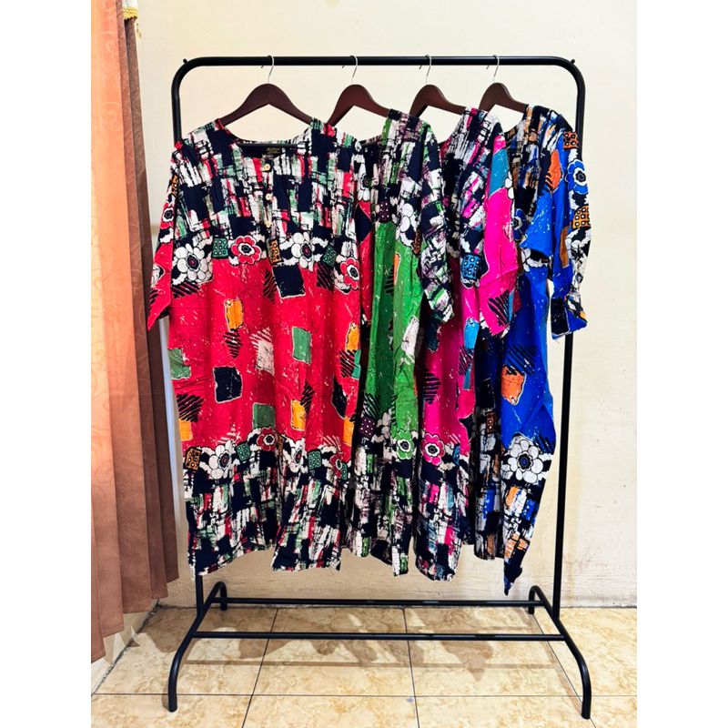 SMT Marisa Homewear | Daster Jumbo Lengan ¾ | Daster Wanita Homedress Jumbo Bumil Busui Friendly