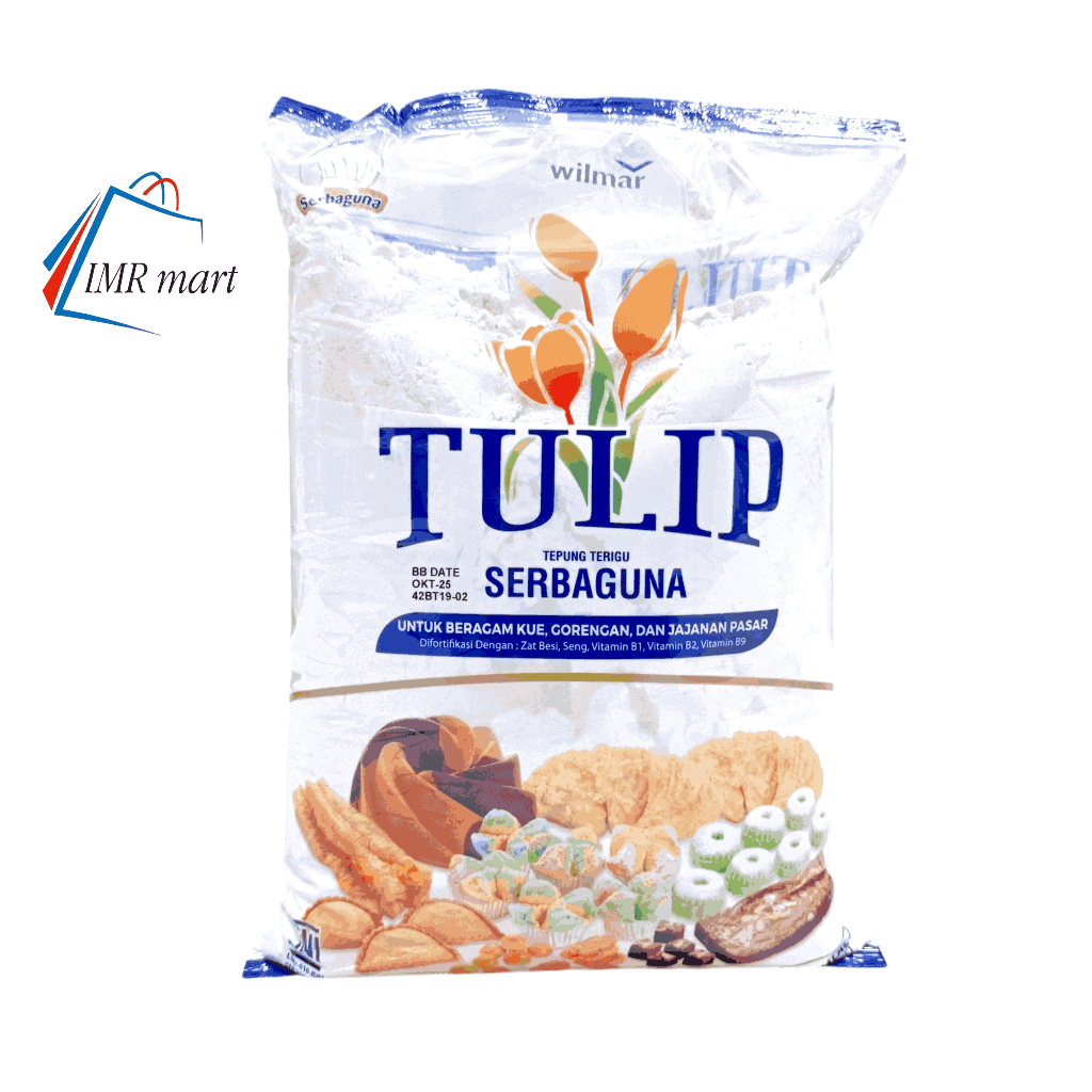 

Tepung Terigu Tulip Serbaguna 1kg / Tulip Tepung Serbaguna