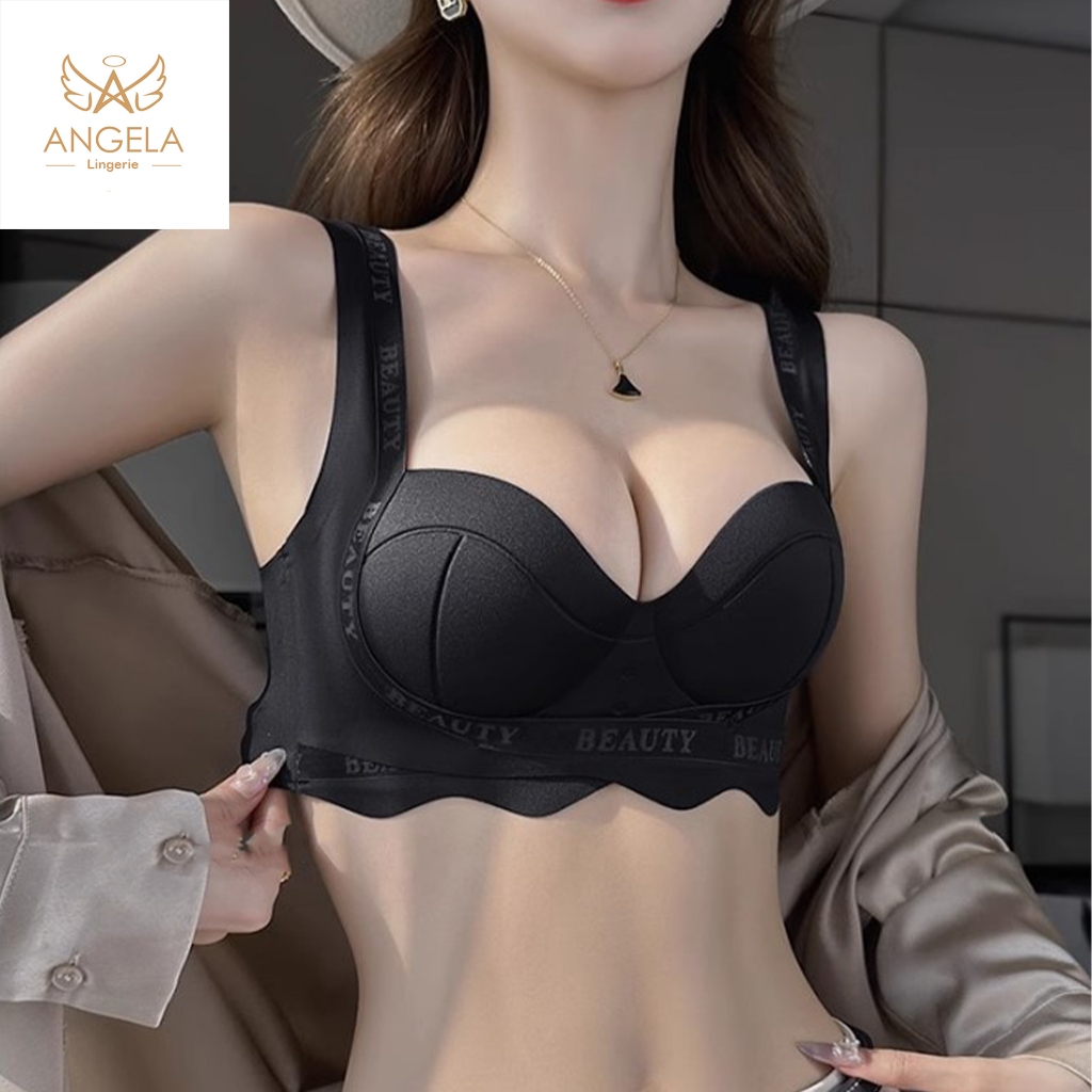 yu7 ANGELA PREMIUM JAPAN Rihanna Bra BH Push Up Tanpa Kawat Wanita Sport Korea Fashion Bralette