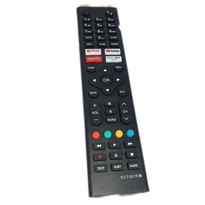 Remot Remote TV POLYTRON LED Android Smart TV