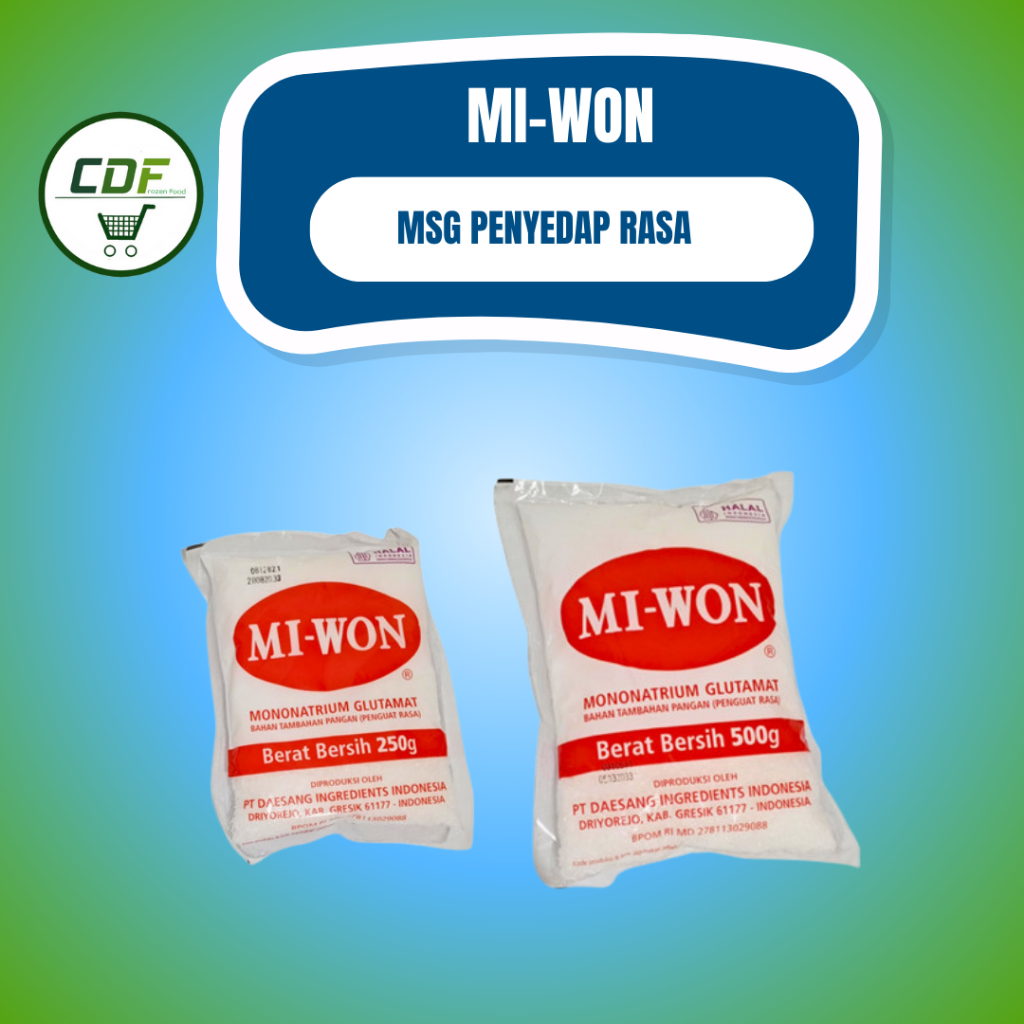 

Miwon MSG 250gr&500gr / Micin / Penyedap Rasa / Penyedap Masakan