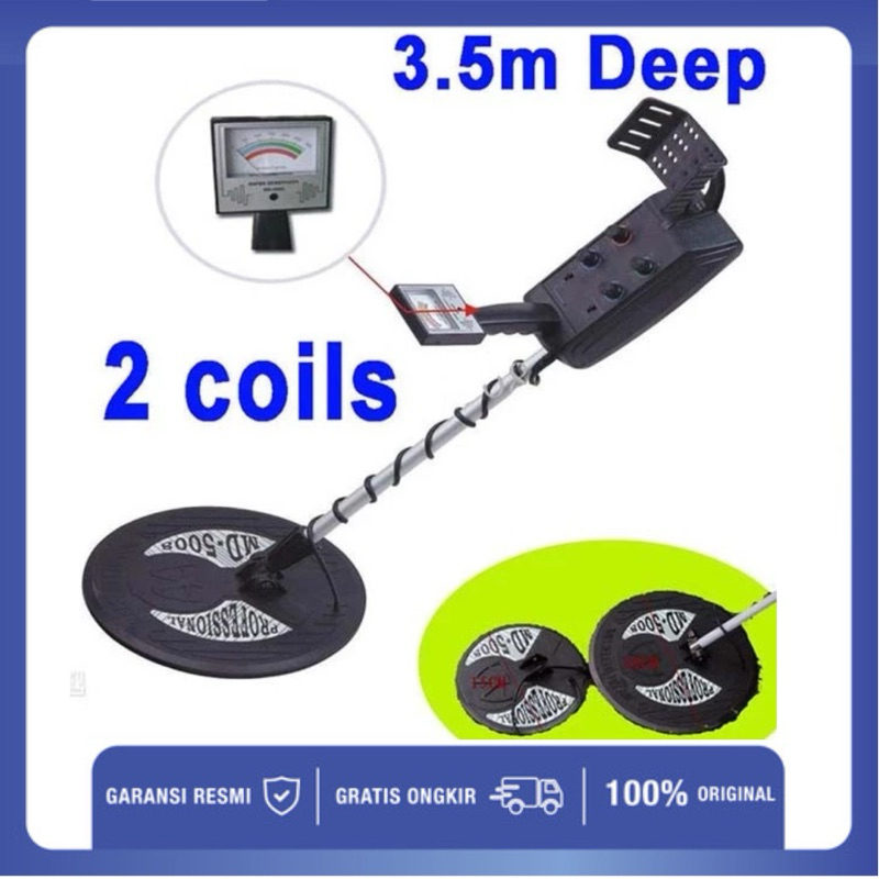 Metal Gold Detector MD5008 Detektor Emas Logam MD-5008 Finder Sniper