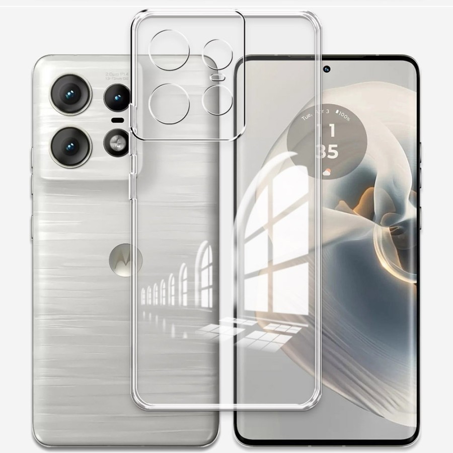 CD-Softcase Motorola Edge 50 Pro Ultrathin Clear Premium Silikon